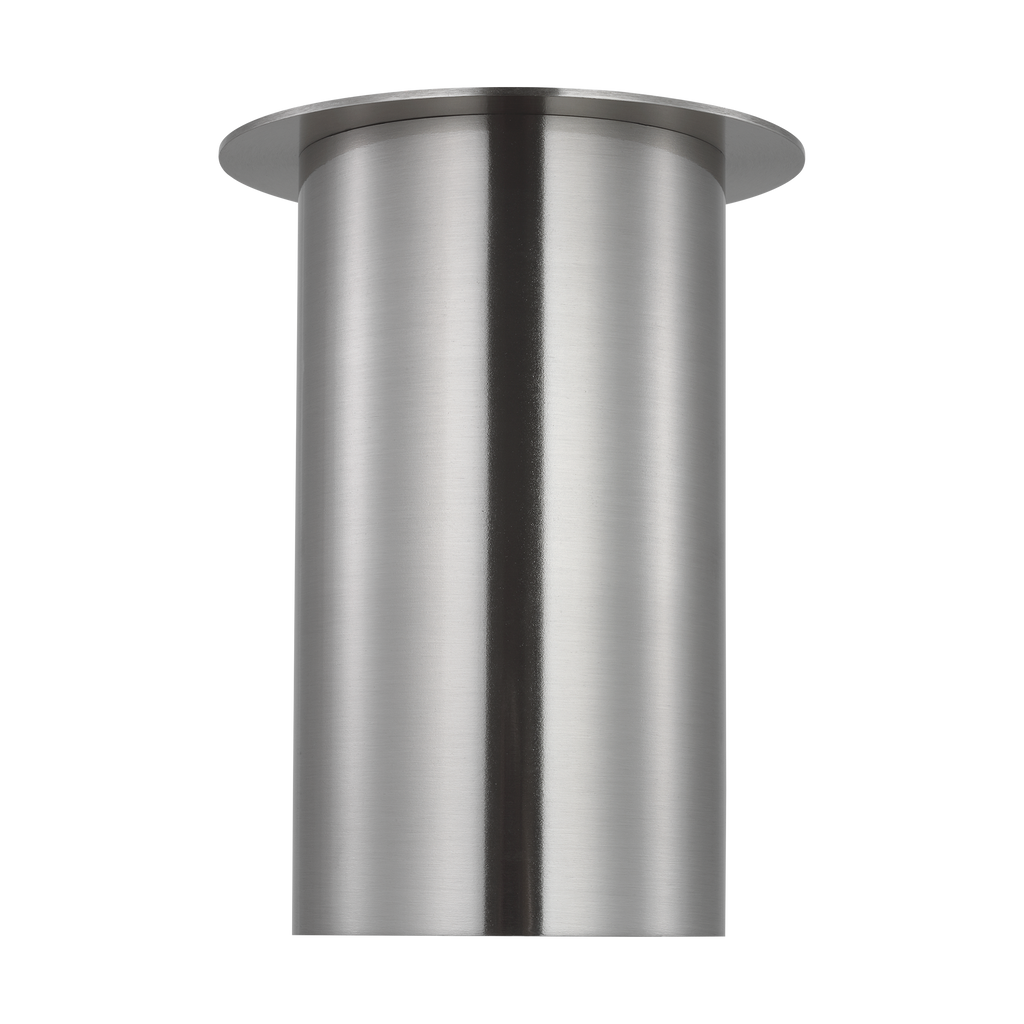 Archer Small Flush Mount Brushed Steel