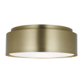 Dartmore Medium Flush Mount Satin Brass