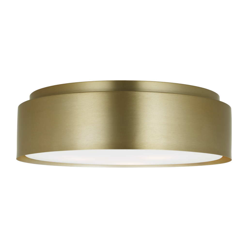 Dartmore Large Flush Mount Satin Brass