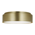 Dartmore Large Flush Mount Satin Brass