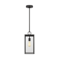 Howell Medium Pendant Lantern Textured Black
