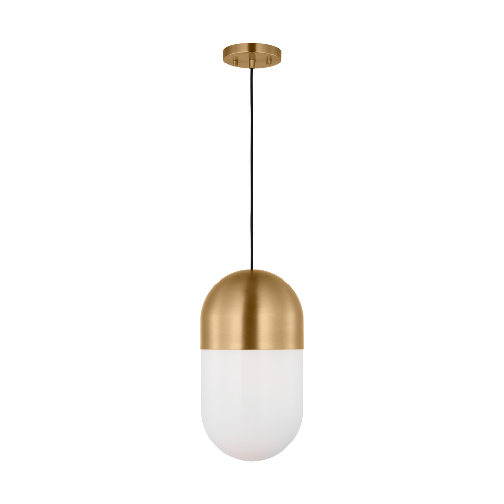 Foster Medium Pendant Satin Brass