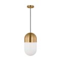 Foster Medium Pendant Satin Brass