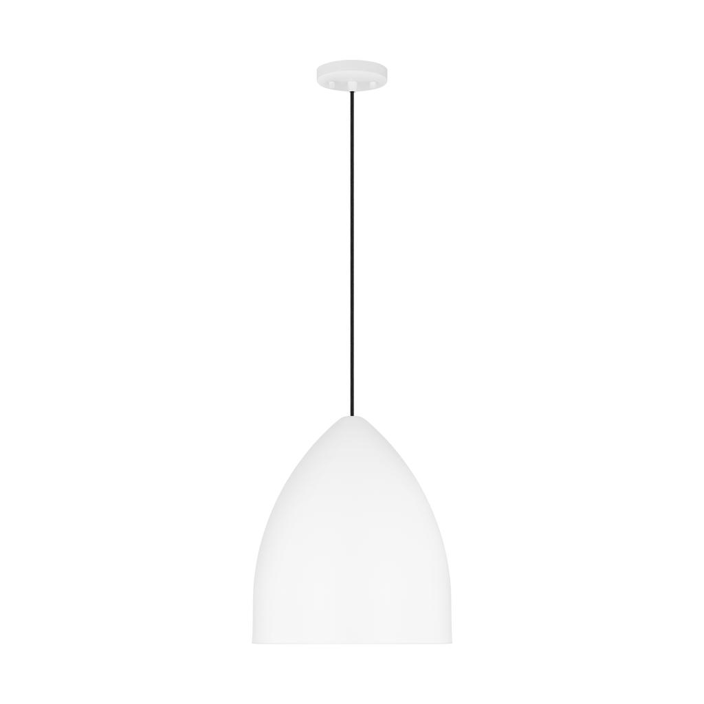 Huron Medium Pendant Matte White