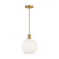 Colewood Small Pendant Satin Brass