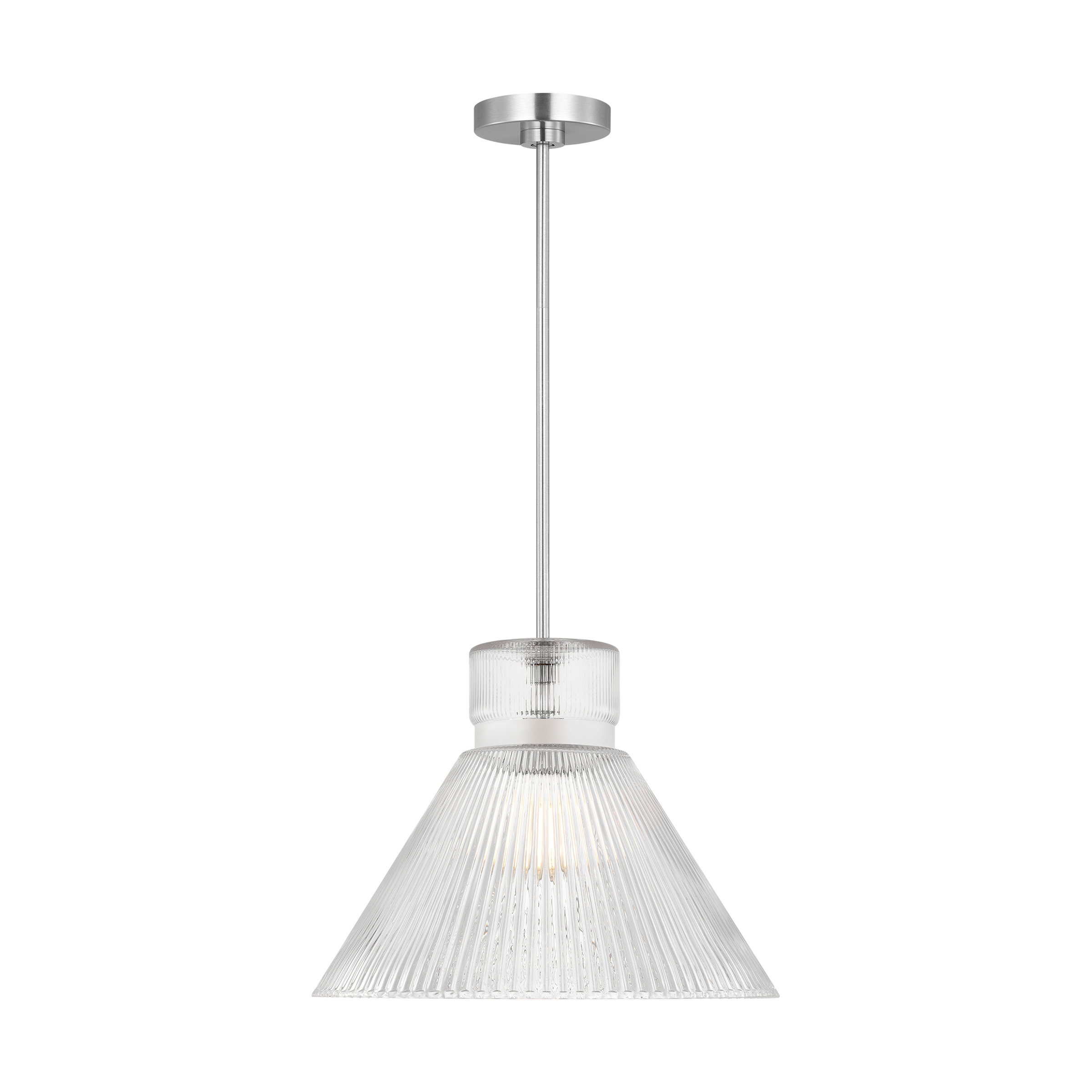 Liouet Large Pendant Brushed Nickel