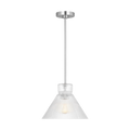 Liouet Medium Pendant Brushed Nickel