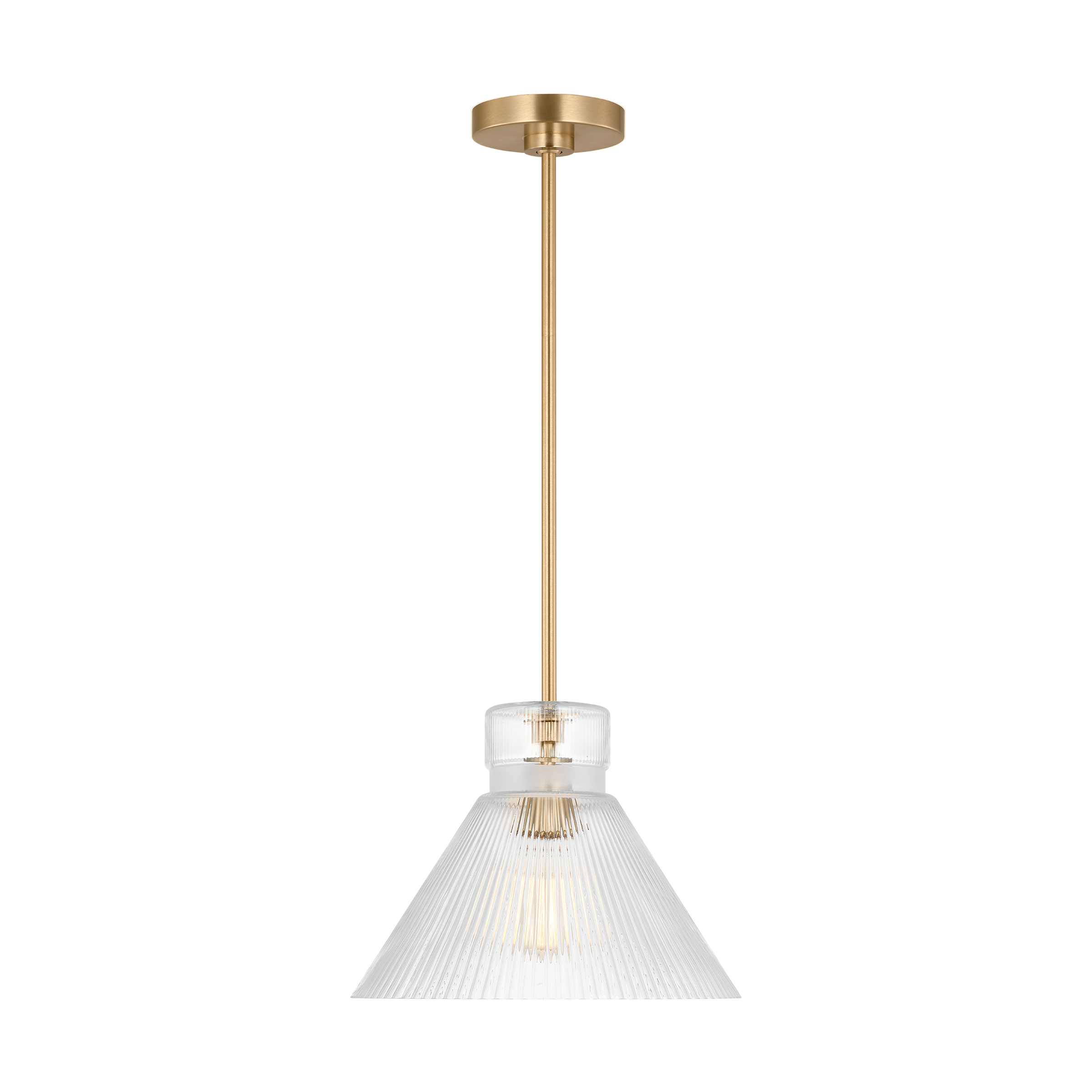 Liouet Medium Pendant Satin Brass