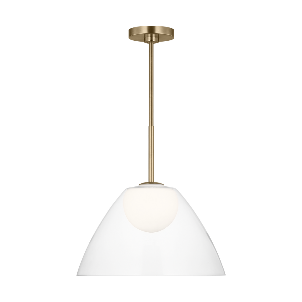 Suma Medium Pendant Satin Brass