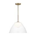 Suma Medium Pendant Satin Brass
