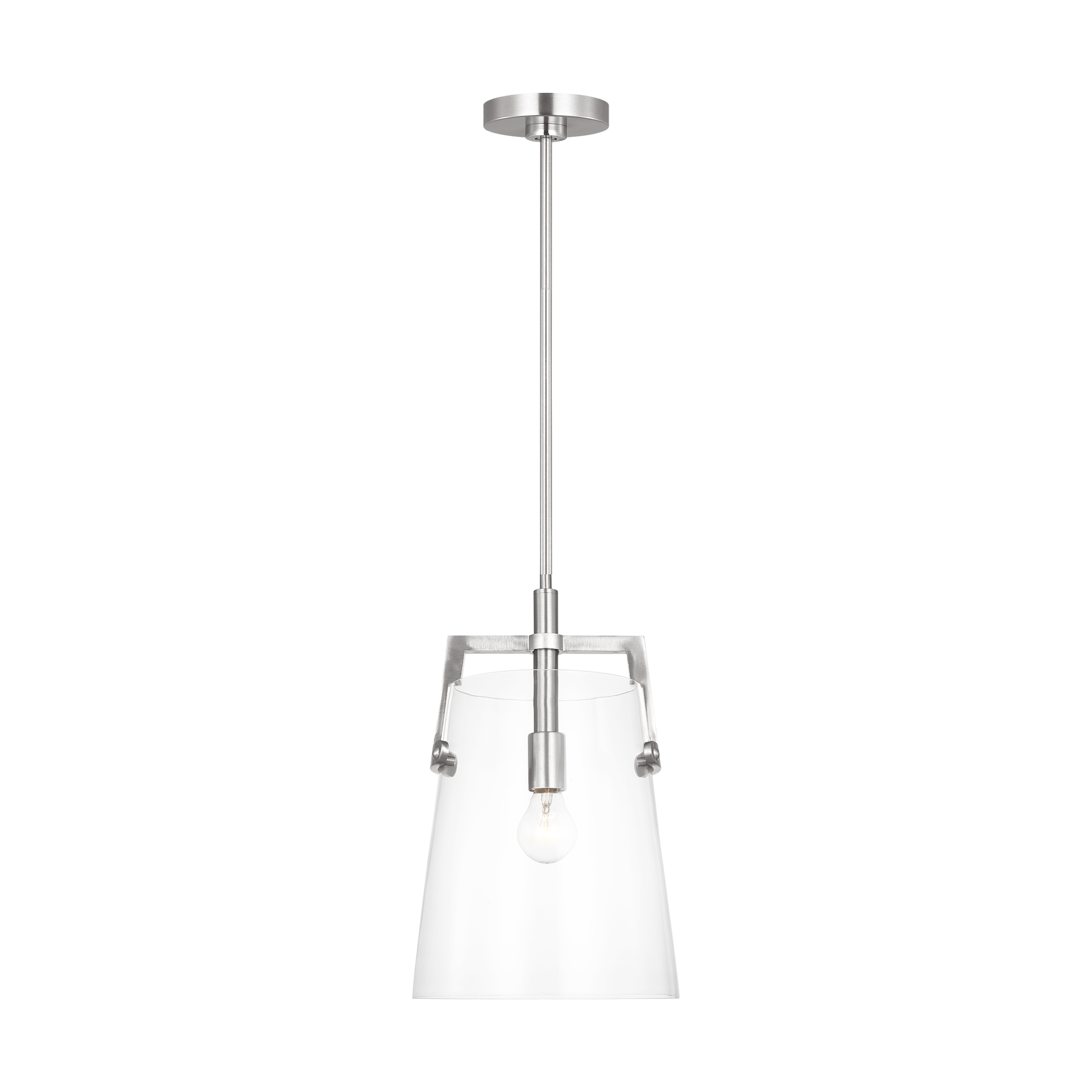 Crofton Medium Pendant Brushed Nickel
