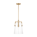 Crofton Medium Pendant Satin Brass