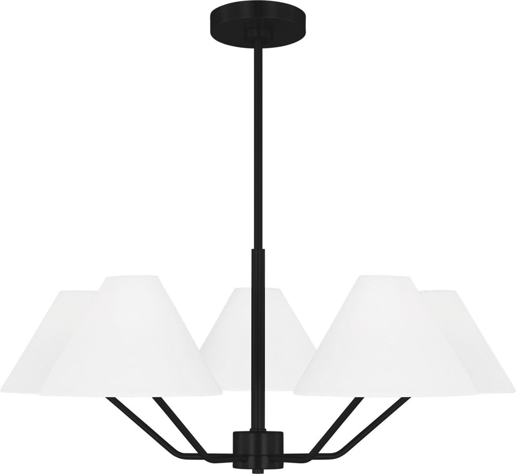 Burke Medium Chandelier Midnight Black