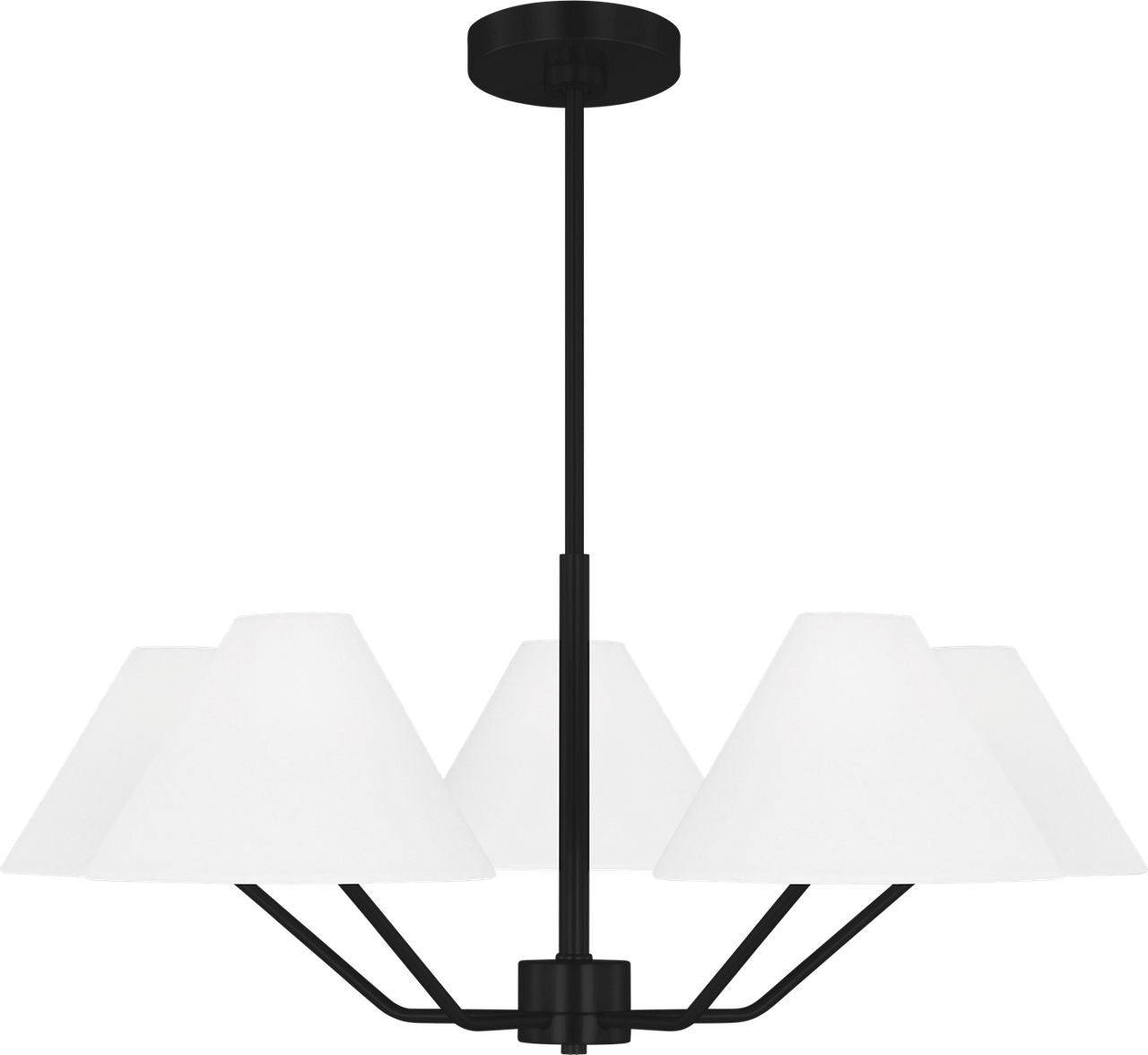 Burke Medium Chandelier Midnight Black