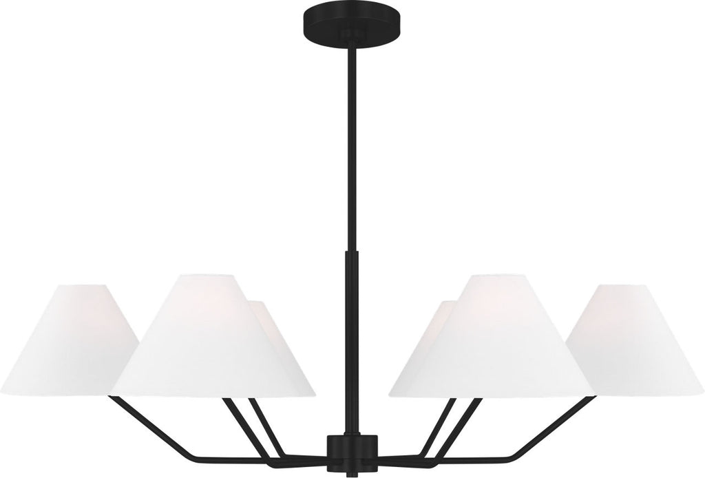 Burke Large Chandelier Midnight Black