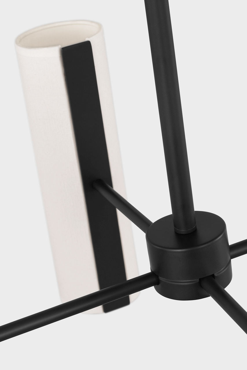Capalino Medium Chandelier Midnight Black