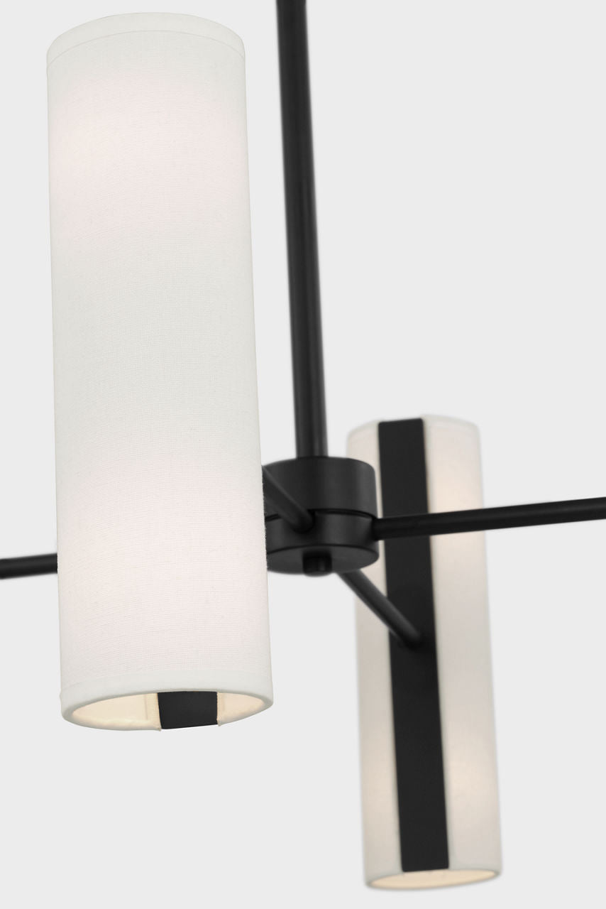 Capalino Large Chandelier Midnight Black
