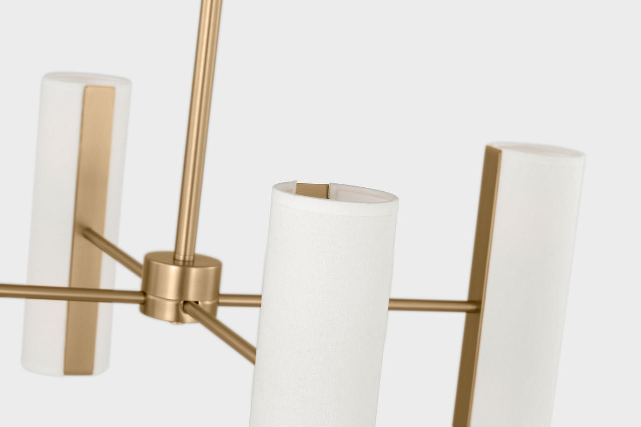 Capalino Large Chandelier Satin Brass