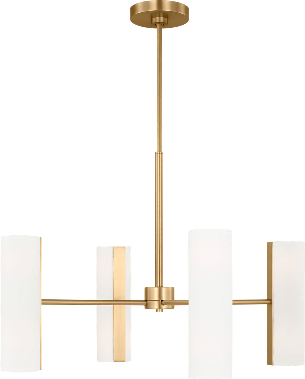 Capalino Large Chandelier Satin Brass