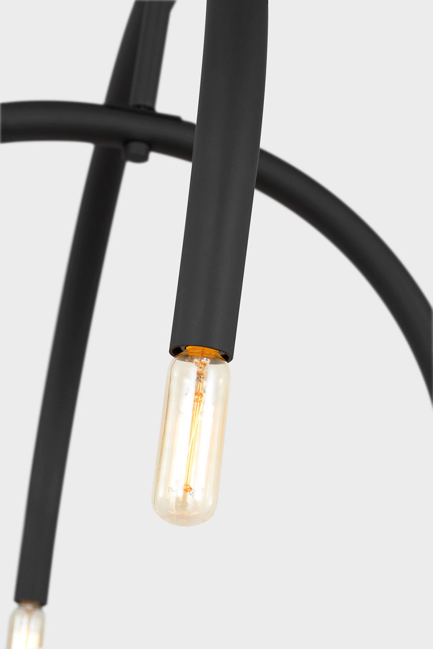 Hadden Small Chandelier Midnight Black