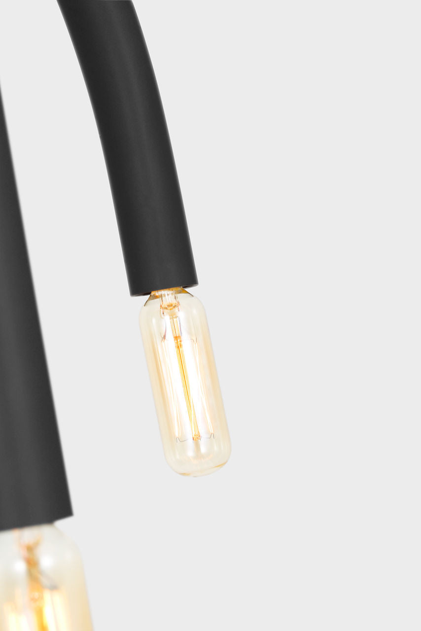 Hadden Medium Chandelier Midnight Black
