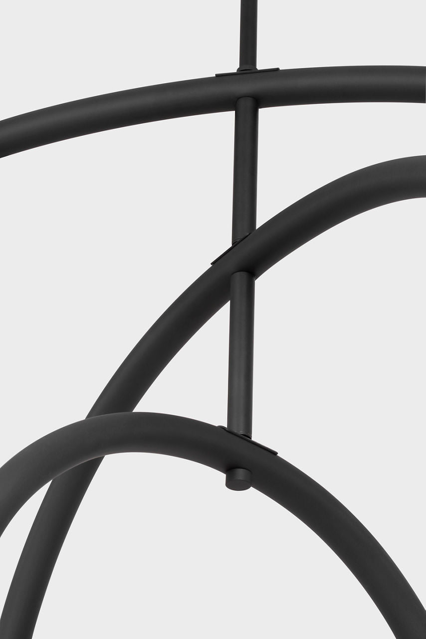 Hadden Large Chandelier Midnight Black
