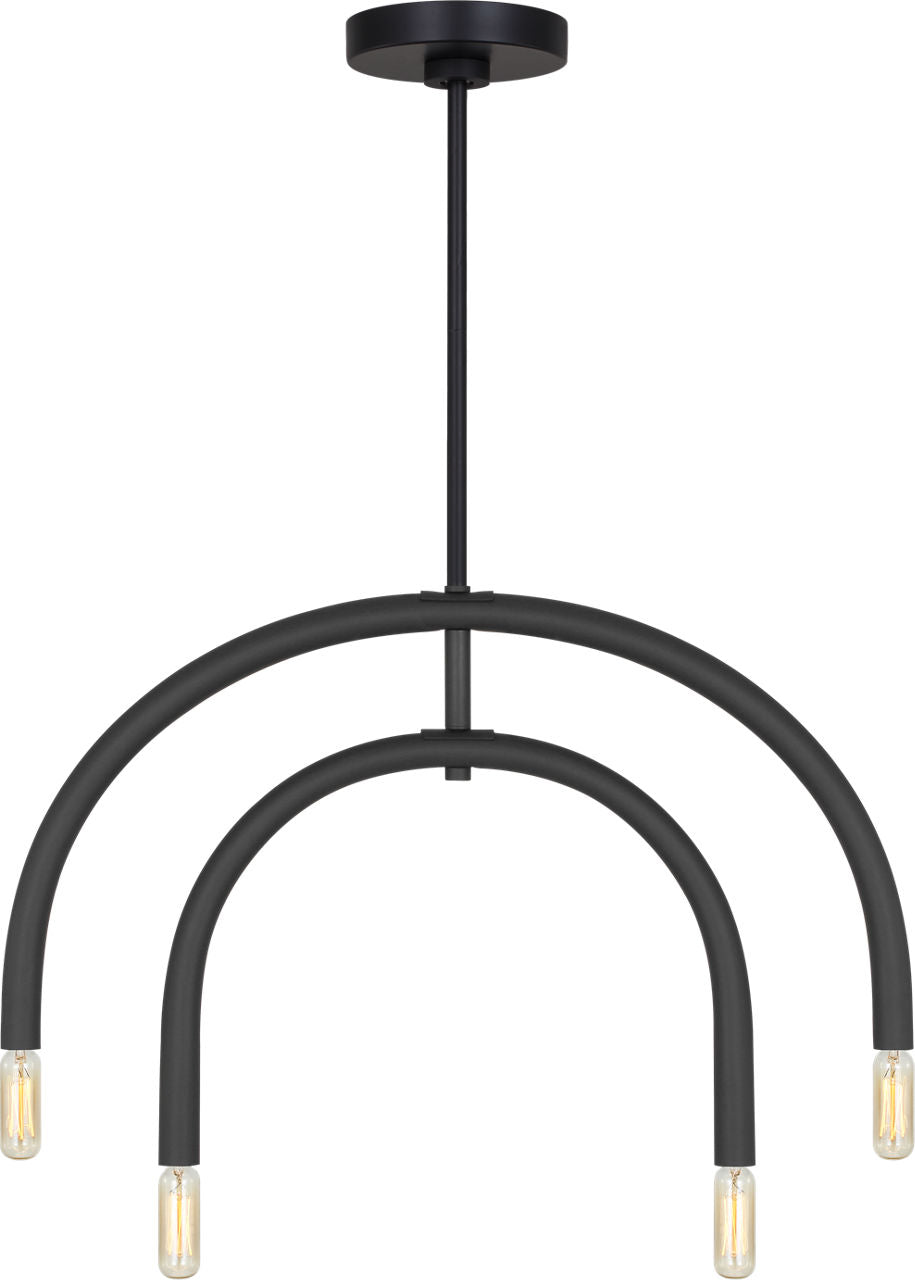 Hadden Medium Chandelier Midnight Black