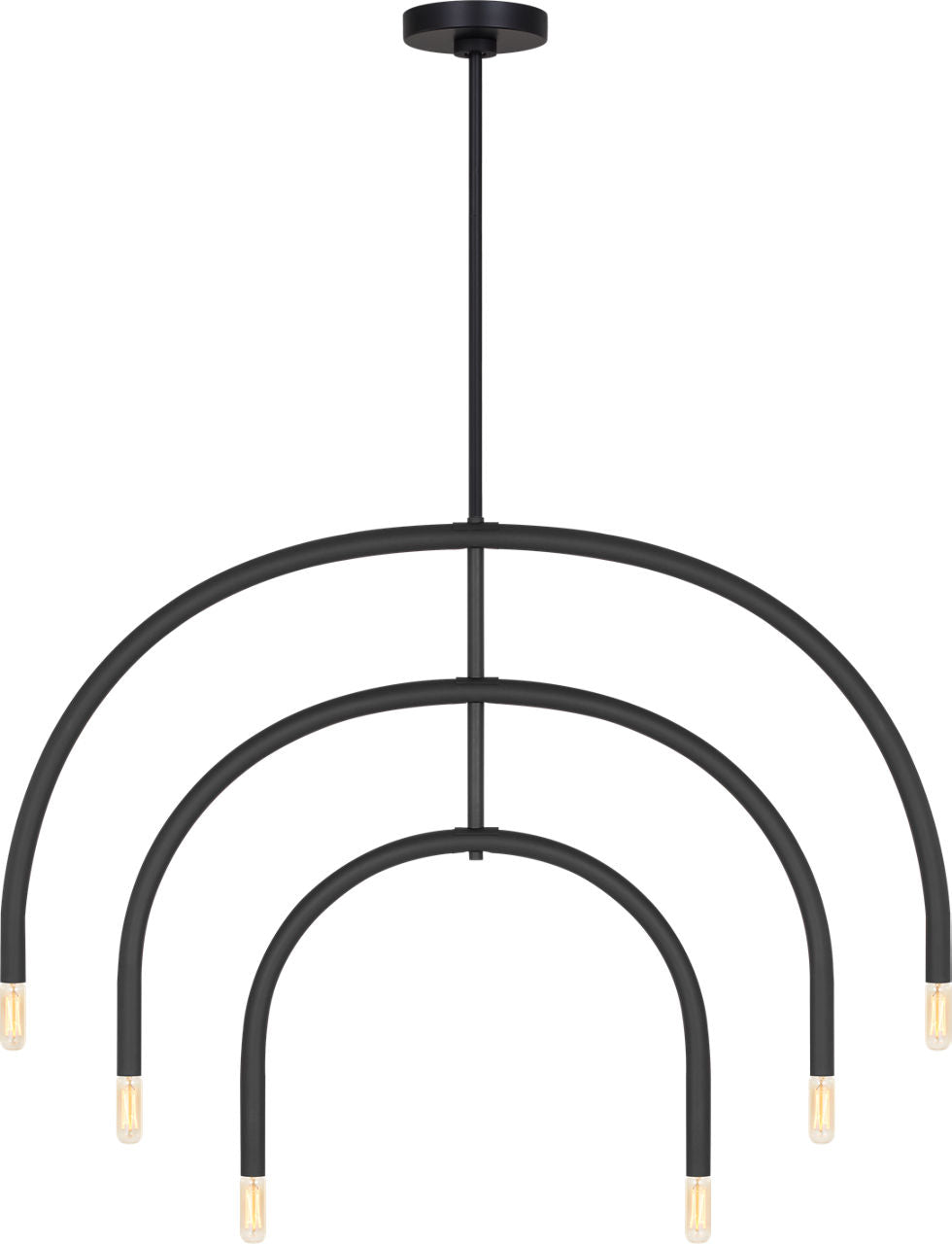 Hadden Large Chandelier Midnight Black