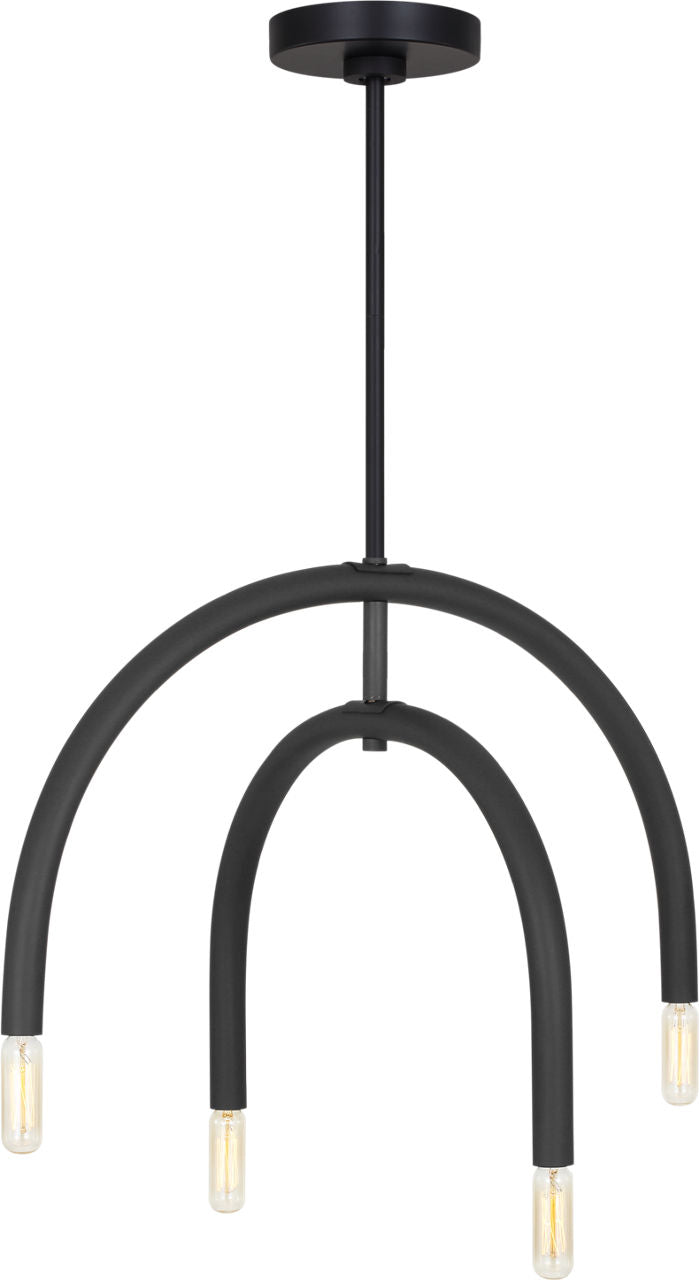 Hadden Medium Chandelier Midnight Black
