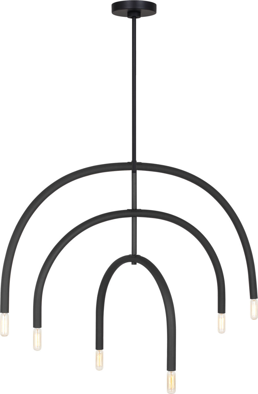 Hadden Large Chandelier Midnight Black