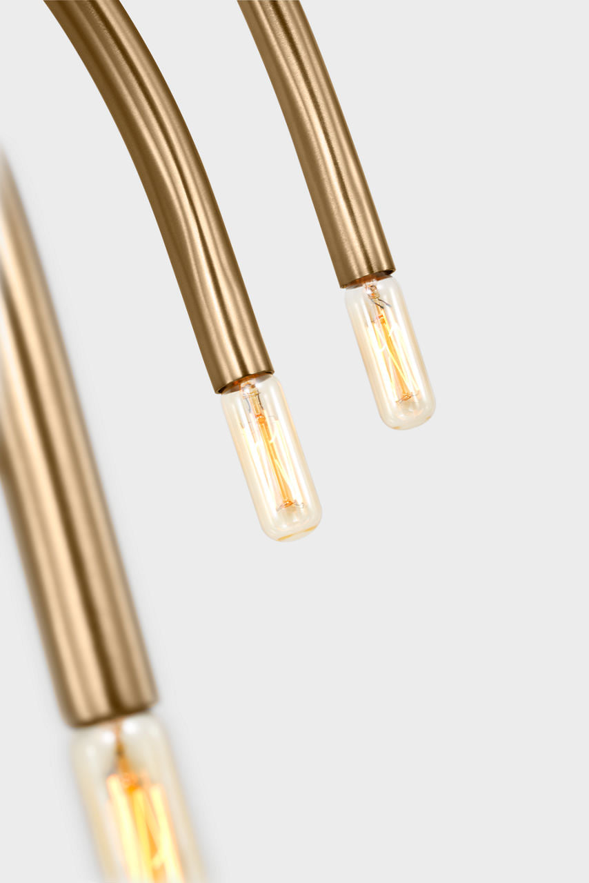Hadden Large Chandelier Satin Brass