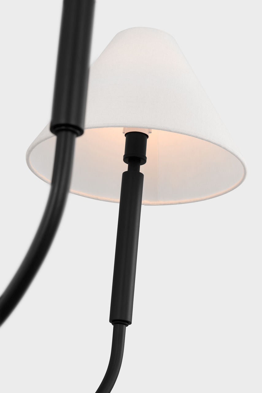 Porteau Large Chandelier Midnight Black