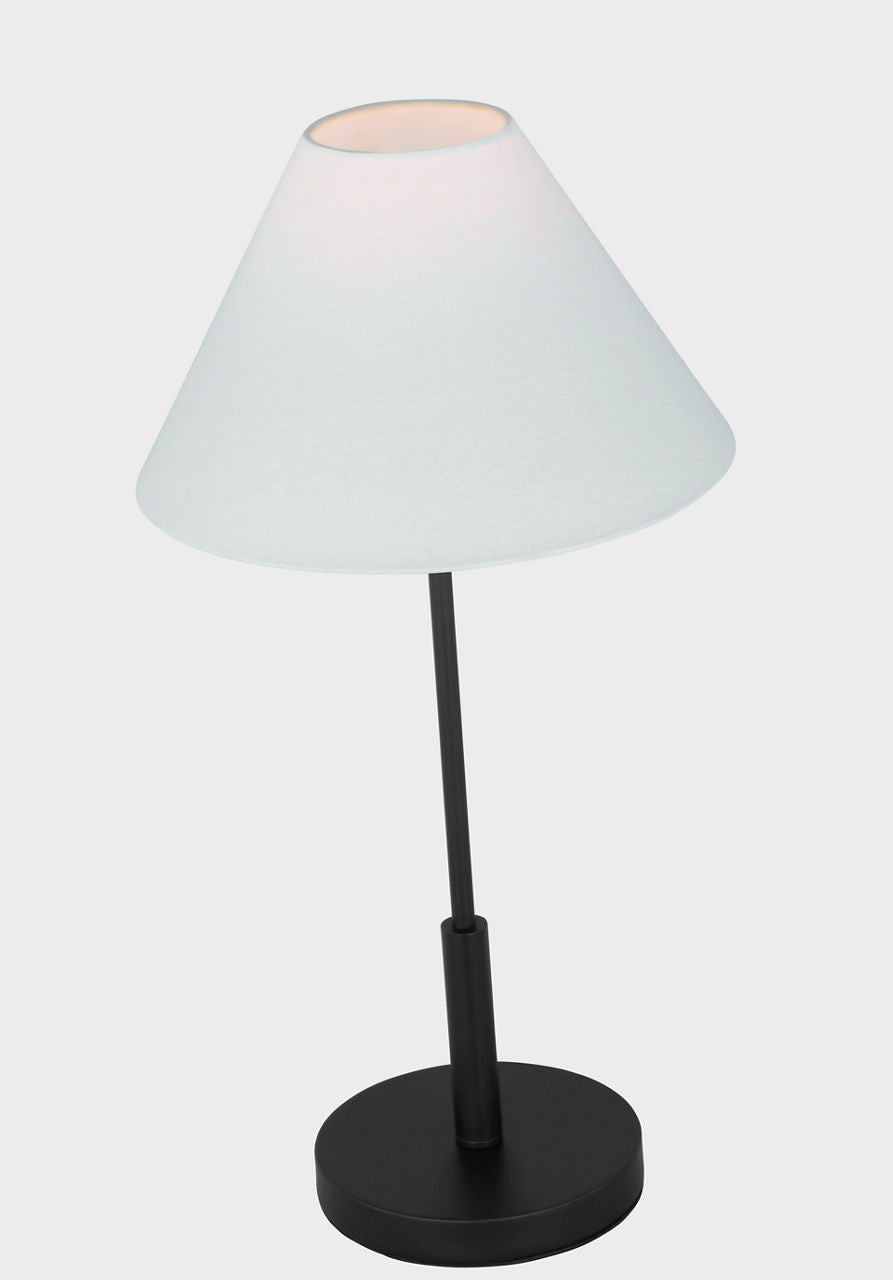 Porteau Medium Table Lamp Midnight Black Bulbs Inc