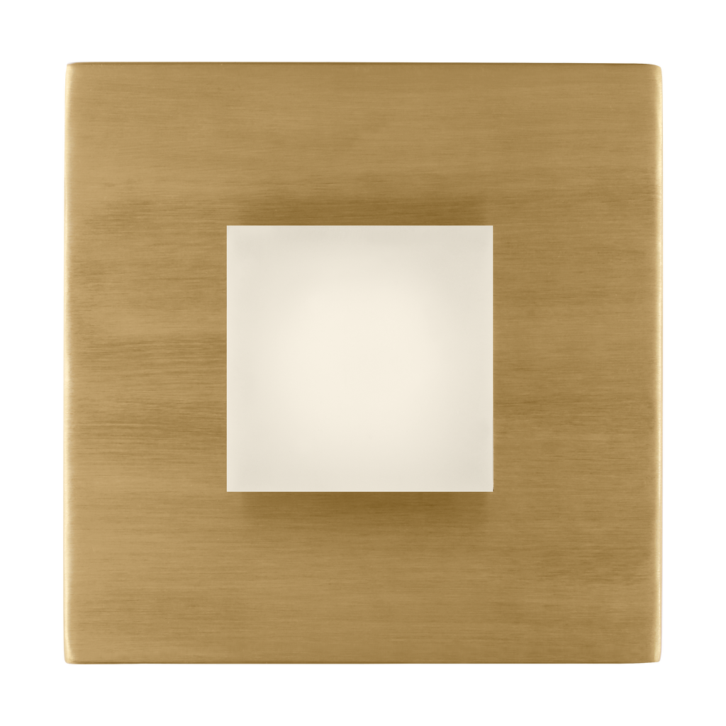 Brander Small Sconce Satin Brass Bulbs Inc