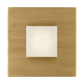 Brander Small Sconce Satin Brass Bulbs Inc