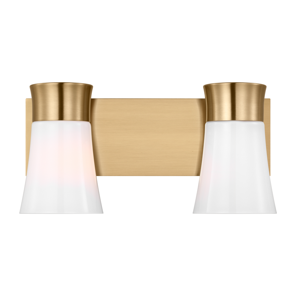 Roy Medium Vanity Satin Brass