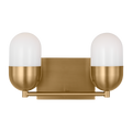 Foster Medium Vanity Satin Brass