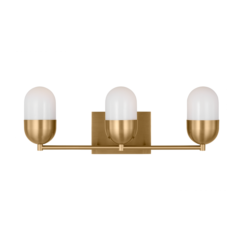 Foster Large Vanity Satin Brass
