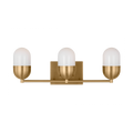Foster Large Vanity Satin Brass