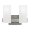 Rhode Medium Vanity Brushed Steel