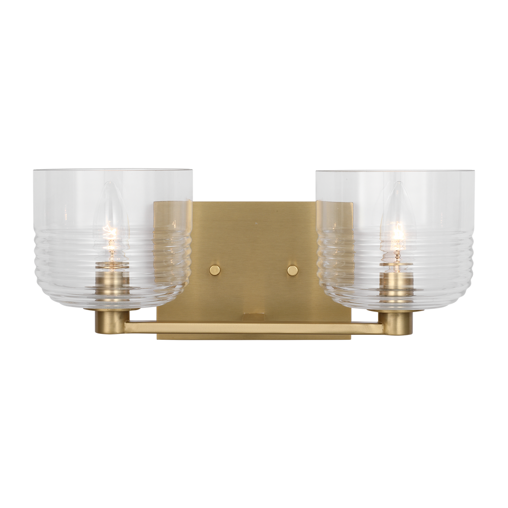 Lochdale Medium Vanity Satin Brass