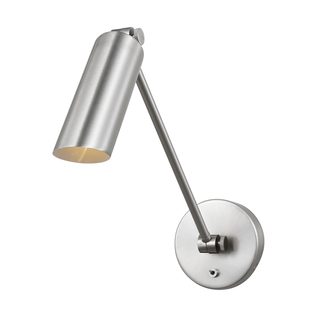 Frasar Arm Medium Sconce Brushed Nickel