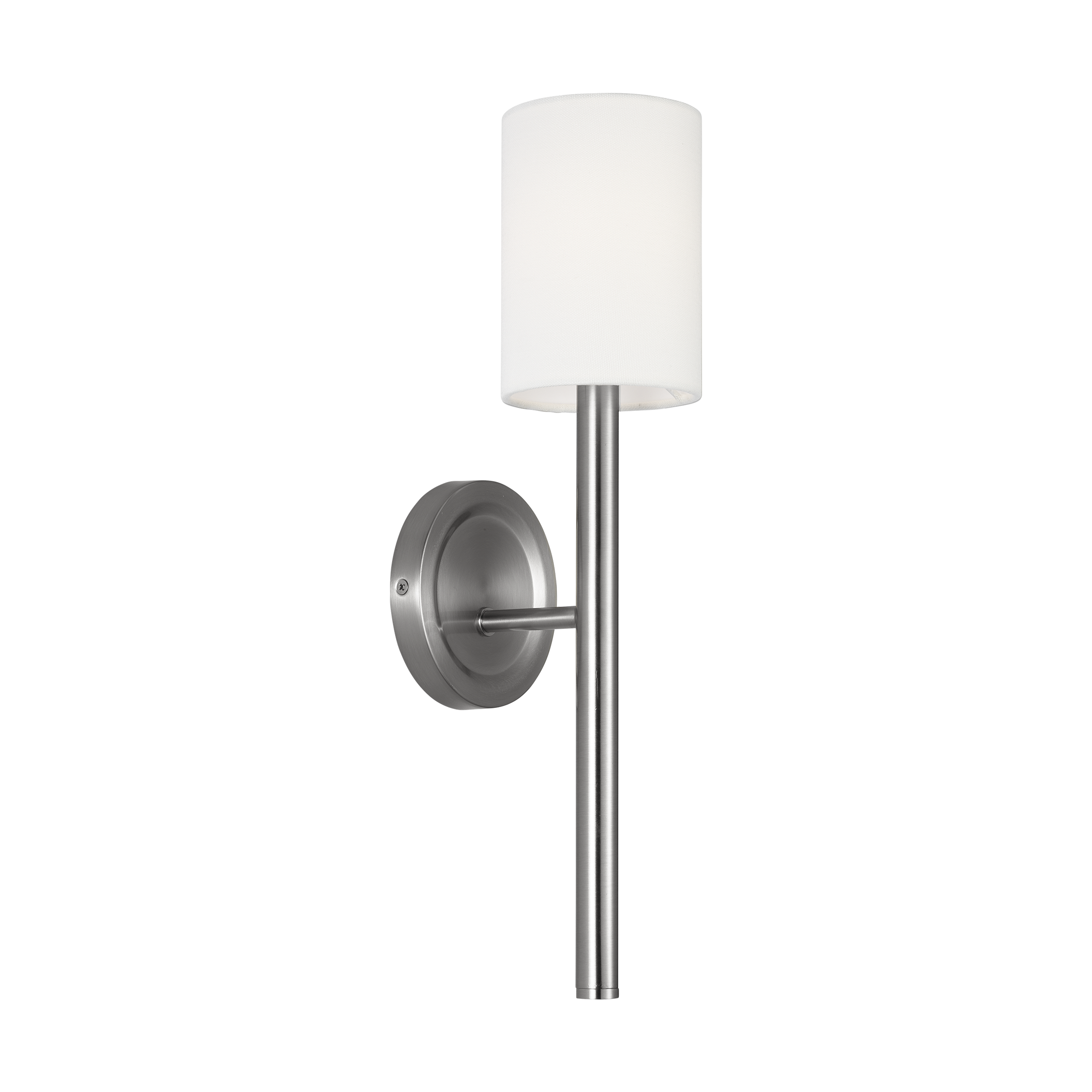 Egmont Tall Sconce Brushed Nickel