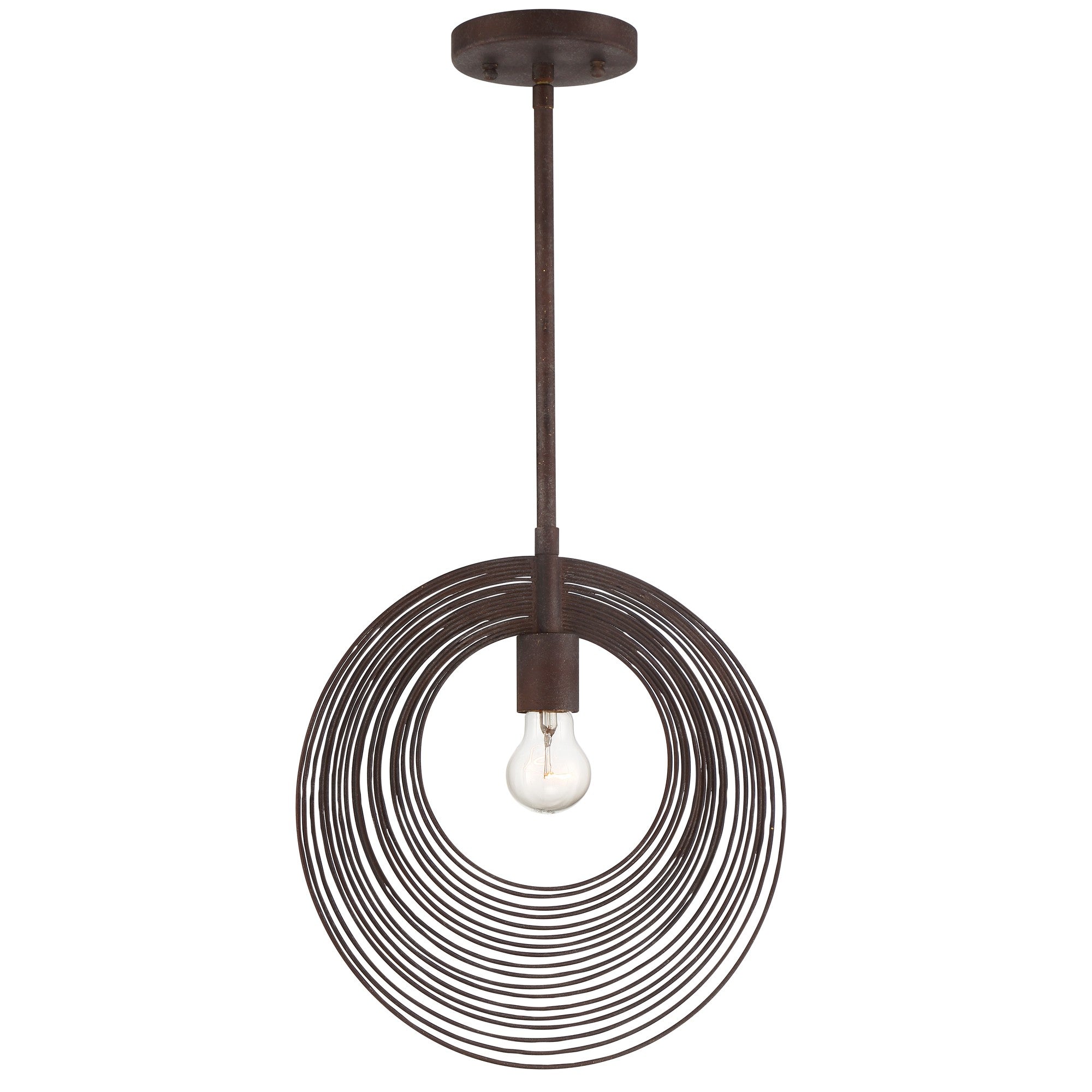 Doral 14'' Forged Bronze Pendant