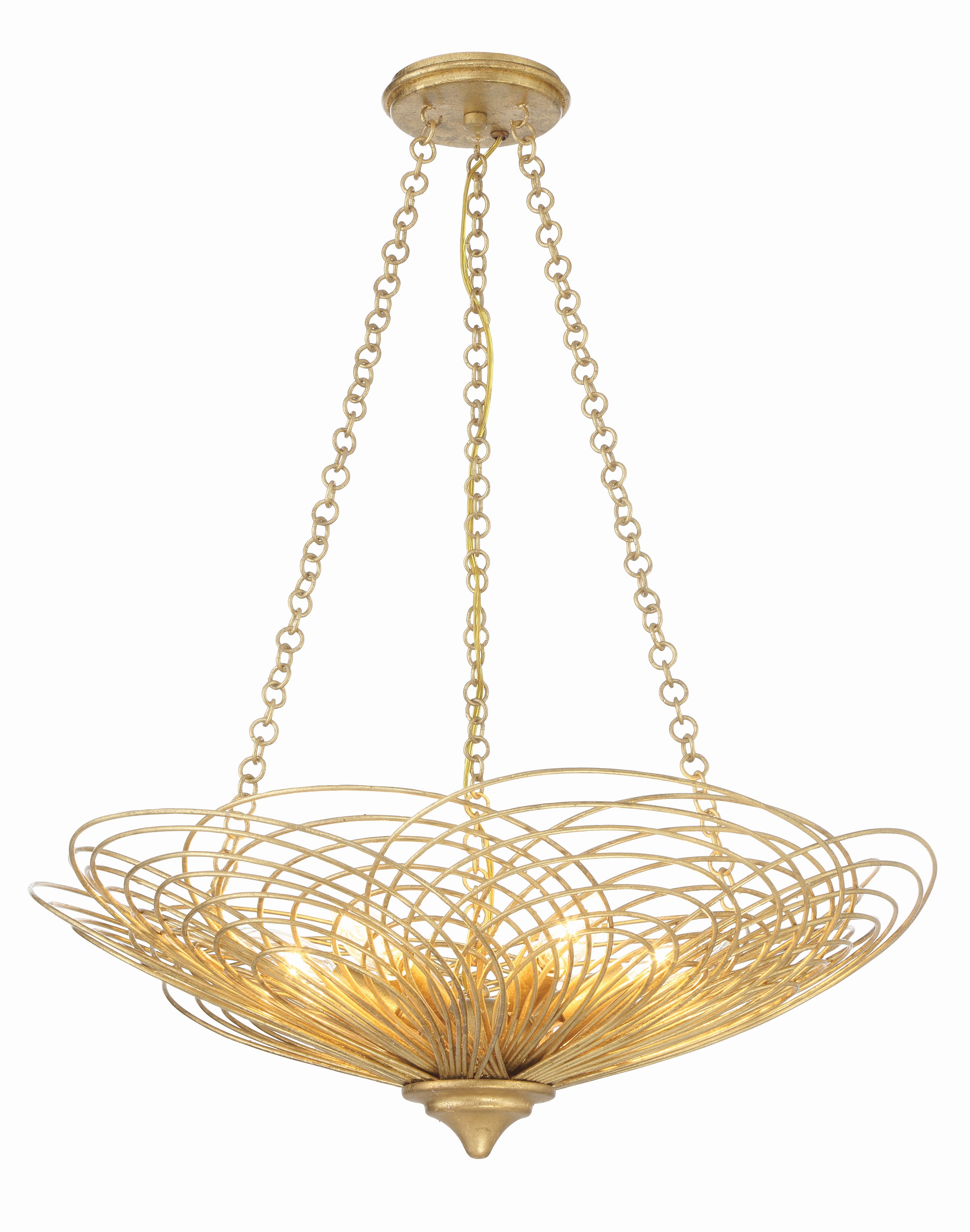 Doral 24'' Renaissance Gold Chandelier