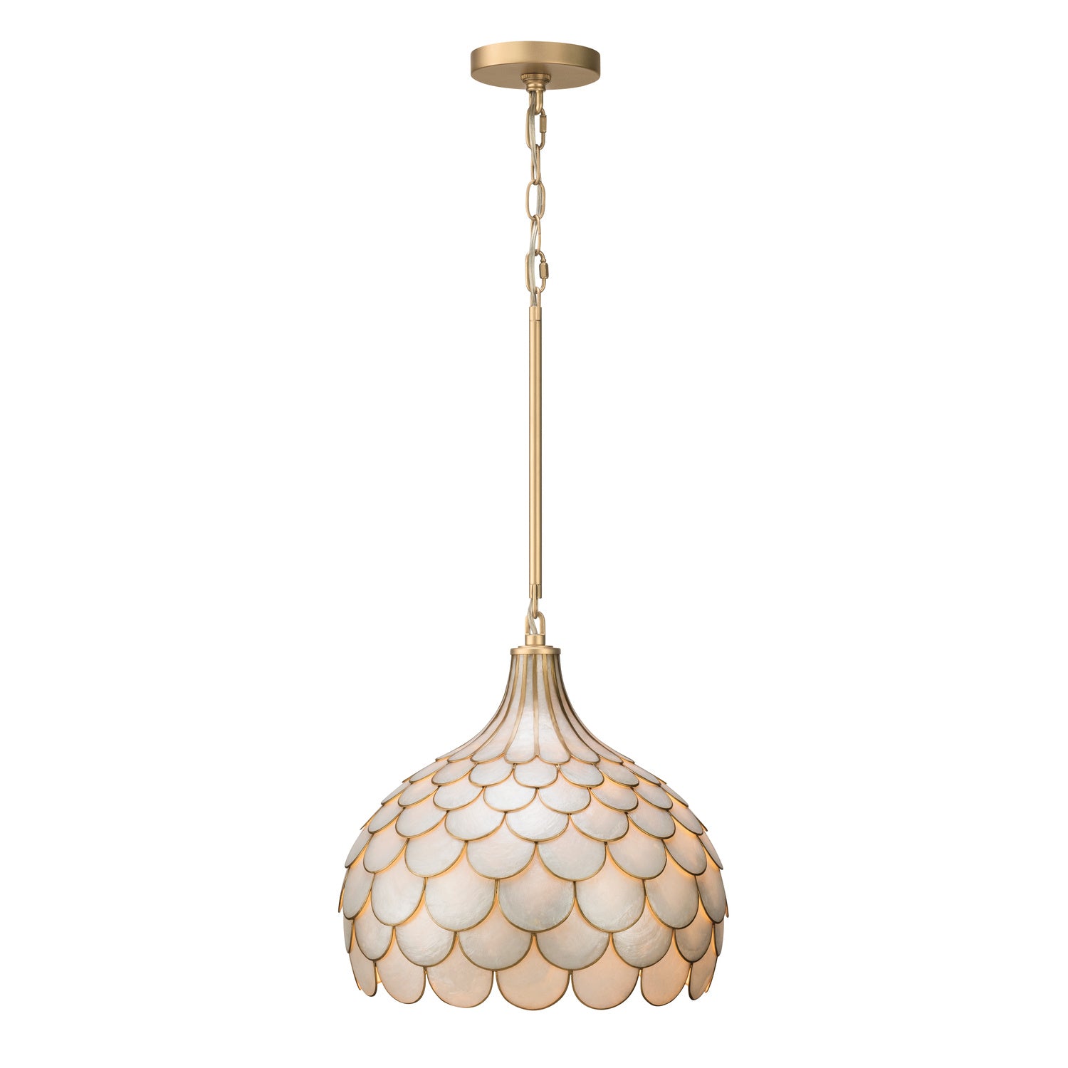 Darby 14'' Soft Gold Pendant