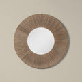 Highball Jute Round Mirror