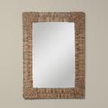 Folha Rectangular Mirror in Natural