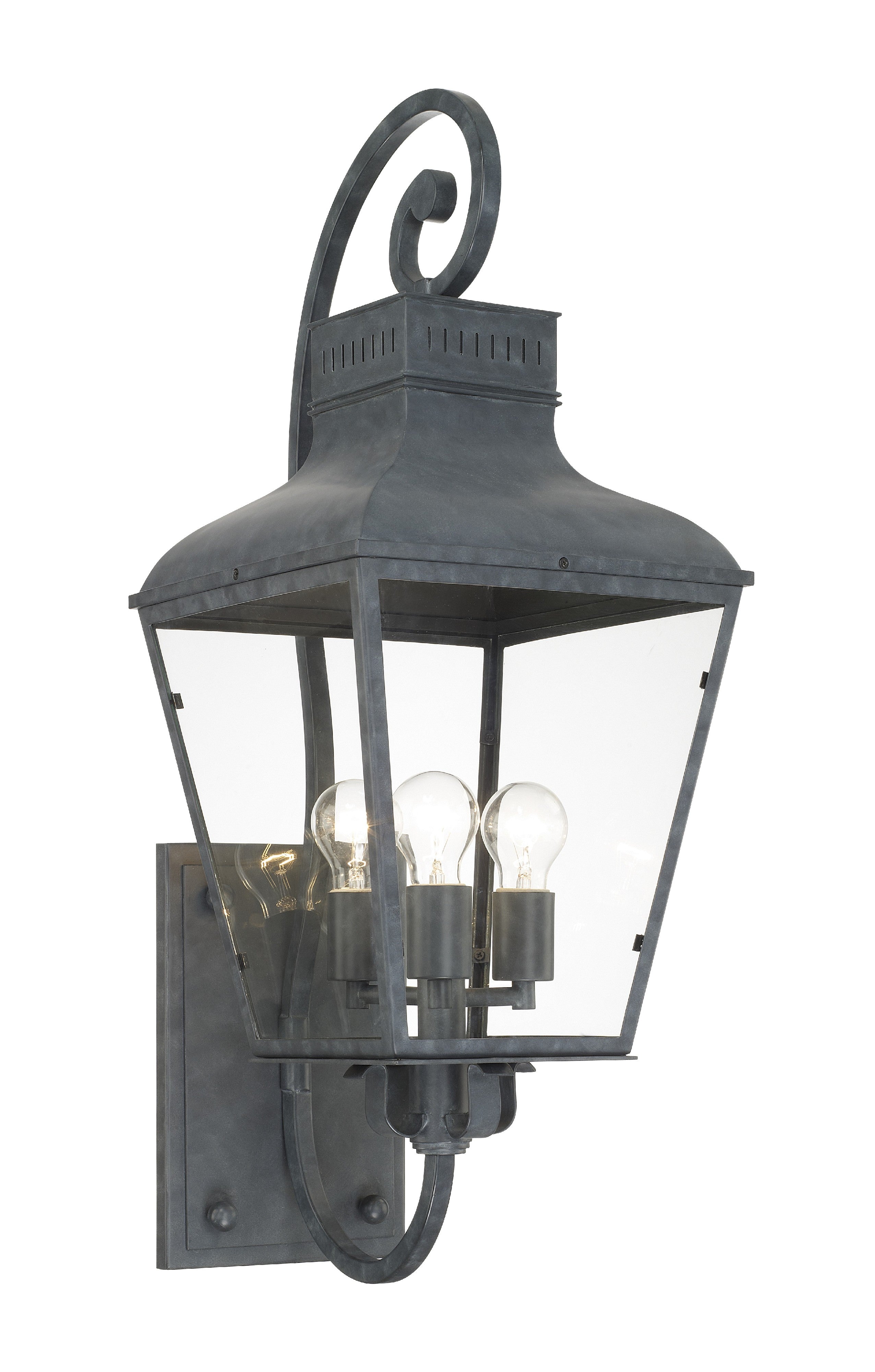 Dumont 12'' Graphite Outdoor Sconce