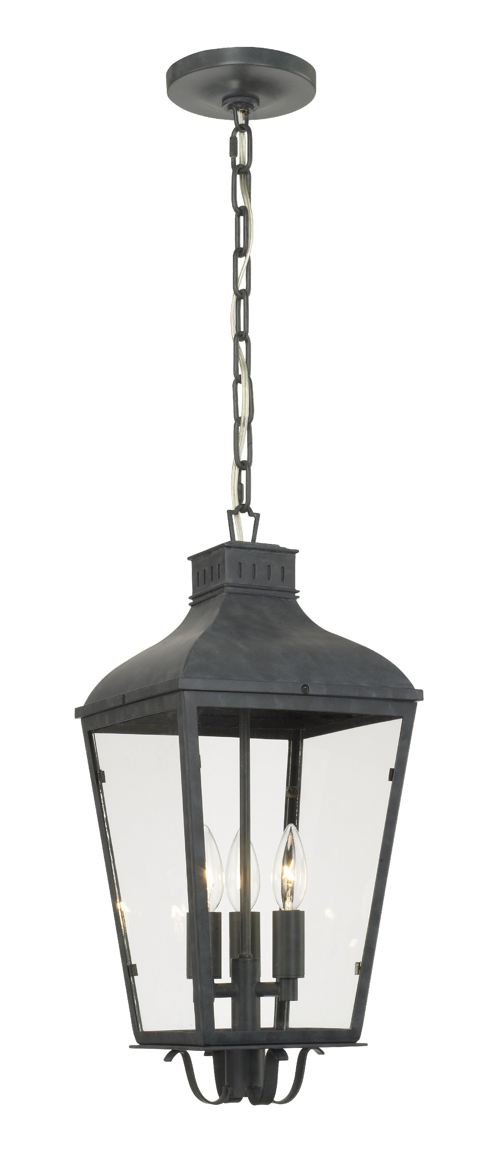 Dumont 9.25'' Graphite Outdoor Pendant